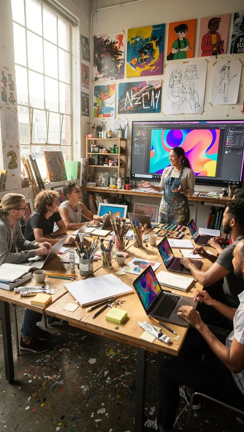 Modern office environment