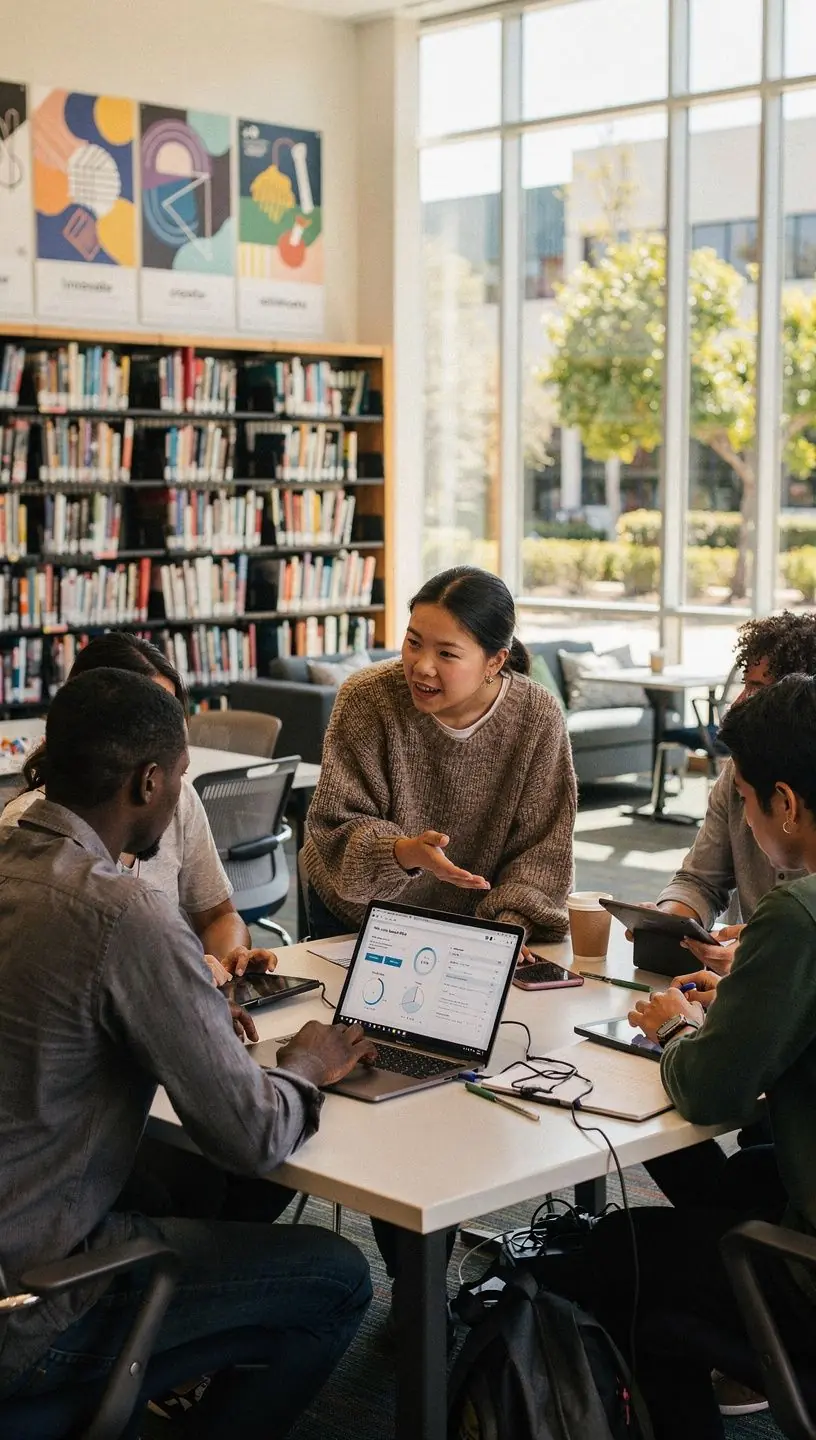 Professional team collaboration