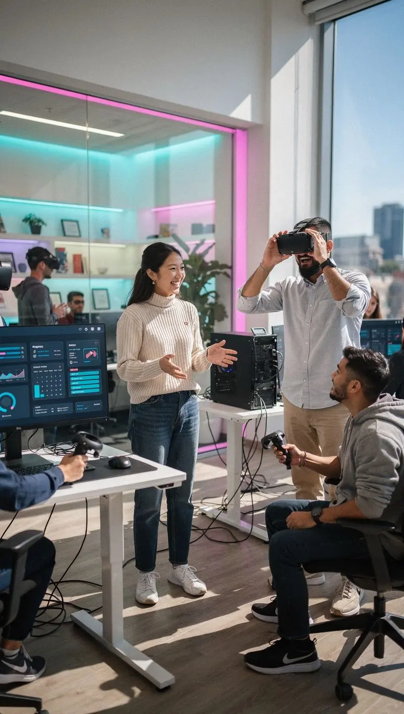 Professional business solutions illustration